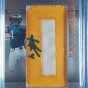2007 SP Rookie Threads Kevin Kolb #117 Eagles Rookie Lettermen Gold