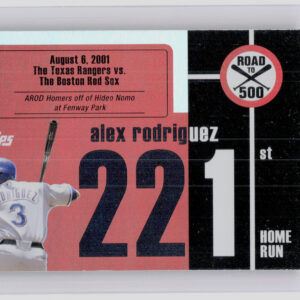 2007 Topps Alex Rodriguez #ARHR221 Rangers Alex Rodriguez: Road to 500