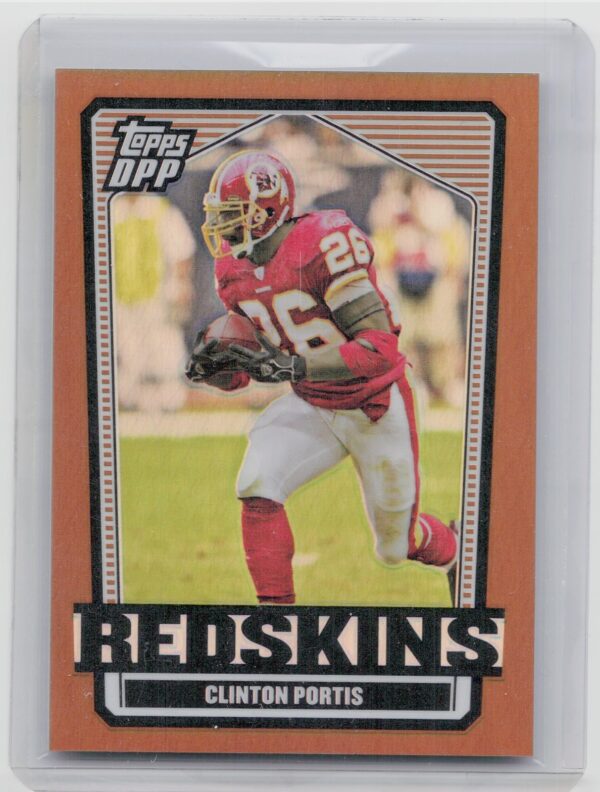 2007 Topps Draft Picks & Prospects Clinton Portis Chrome Bronze Refractors SN250