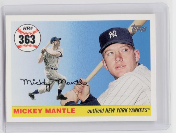 2007 Topps Mickey Mantle #MHR363 Yankees Mickey Mantle Home Run History