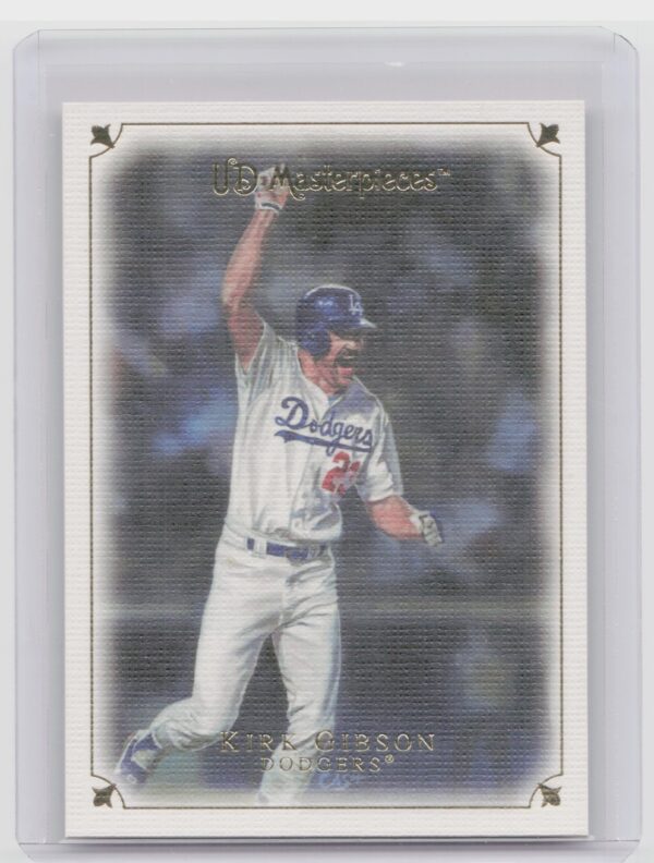 2007 Upper Deck Masterpieces Kirk Gibson #6 Dodgers