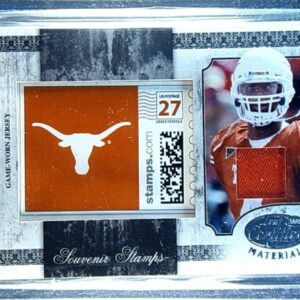 2008 Certified Materials Limas Sweed /50 #SSC-13 Longhorns Souvenir Stamp