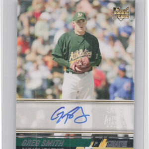 2008 Stadium Club Greg Smith AU RC #170 Athletics