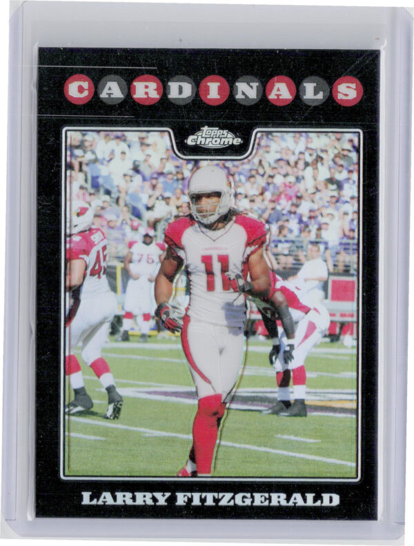 2008 Topps Chrome Larry Fitzgerald Refractors #TC86 Cardinals