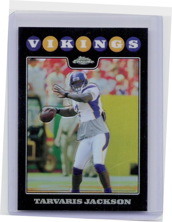 2008 Topps Chrome Tarvaris Jackson Refractors #TC30 Vikings