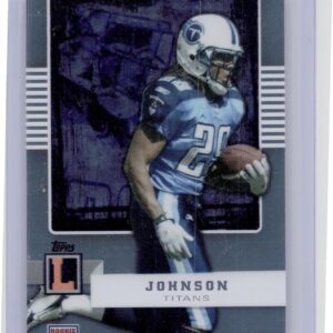 2008 Topps Letterman Chris Johnson /419 RC #68 Titans