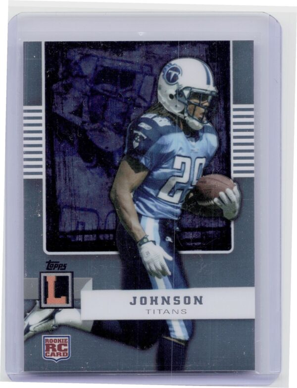 2008 Topps Letterman Chris Johnson /419 RC #68 Titans