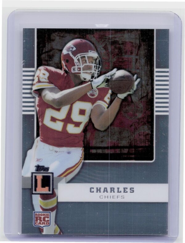 2008 Topps Letterman Jamaal Charles /419 RC #66 Chiefs