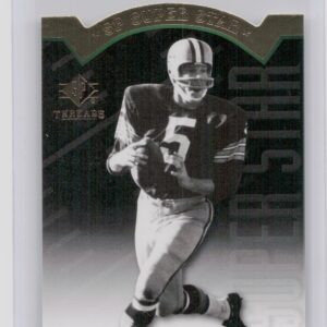 2009 SP Threads Paul Hornung #AP5 Packers Die Cut