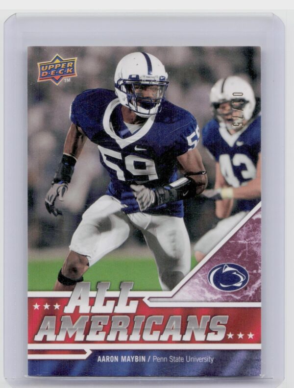 2009 Upper Deck Draft Edition Aaron Maybin #281 Lions