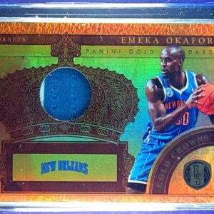 2010-11 Gold Standard Emeka Okafor JSY /249 #17 Hornets Gold Crowns Materials