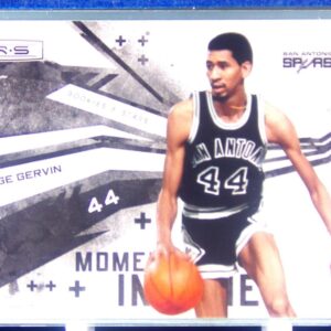 2010-11 Rookies & Stars George Gervin #5 Spurs Moments in Time