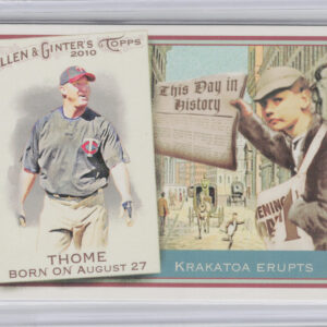 2010 Topps Allen & Ginter Jim Thome #TDH38 Twins This Day in History