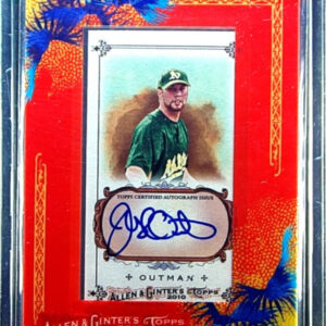 2010 Topps Allen & Ginter Josh Outman AU #AGA-JO Athletics Autographs
