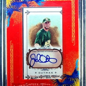 2010 Topps Allen & Ginter Josh Outman AU #AGA-JO Athletics Autographs