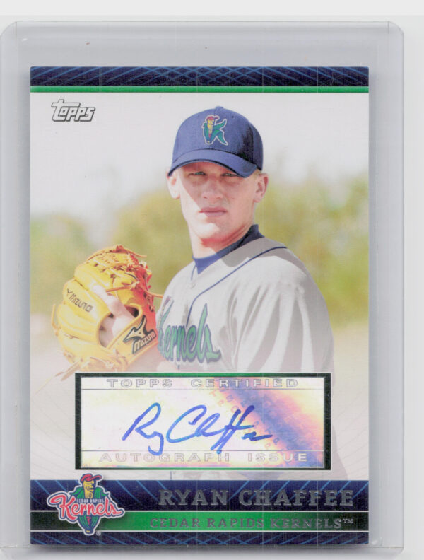 2010 Topps Pro Debut Ryan Chaffee #PDA-RC Kernels Prospect Autographs