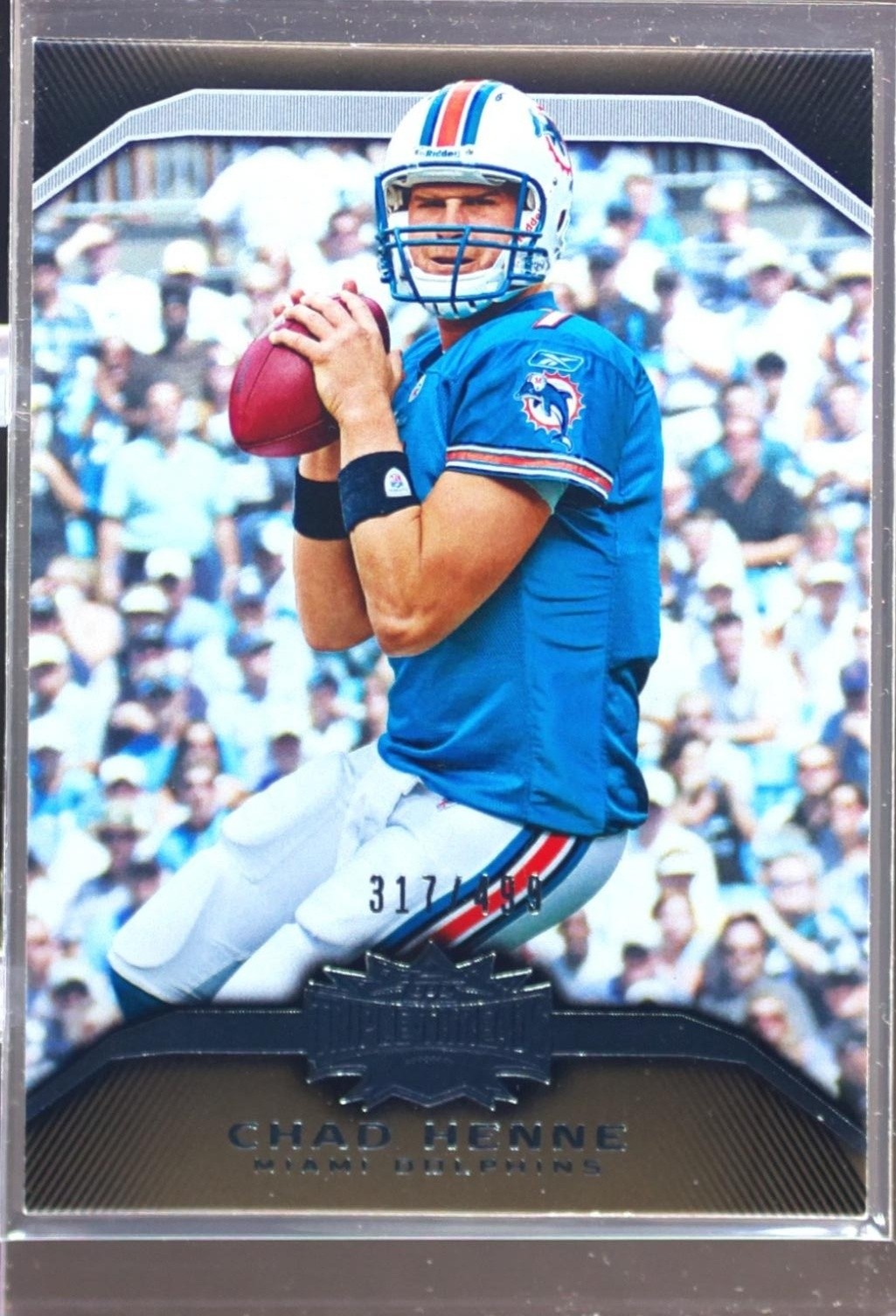 2010 Triple Threads Chad Henne Sepia /499 #27 Dolphins