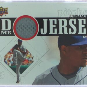 2010 Upper Deck Edwin Jackson JSY #UDGJ-EJ Tigers UD Game Jersey