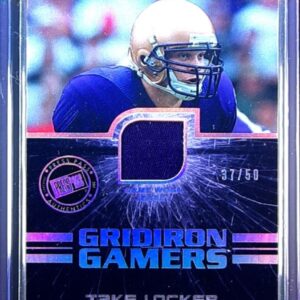 2011 Press Pass Jake Locker SN50 MEM #GG-JL Huskies Gridiron Gamers Jerseys Holo
