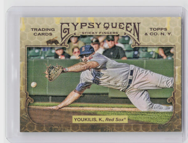 2011 Topps Gypsy Queen Kevin Youkilis #SF13 Sox Sticky Fingers