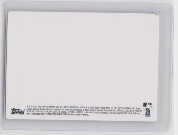 2011 Topps Lineage Chase Utley #NNO Phillies Topps 3D - Image 3