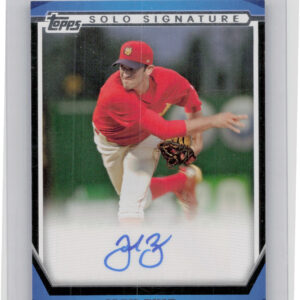 2011 Topps Pro Debut Josh Zeid AU #SSA-JZ Crosscutters Solo Signatures