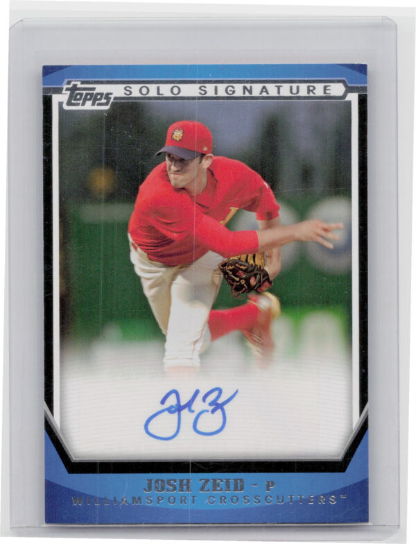 2011 Topps Pro Debut Josh Zeid AU #SSA-JZ Crosscutters Solo Signatures
