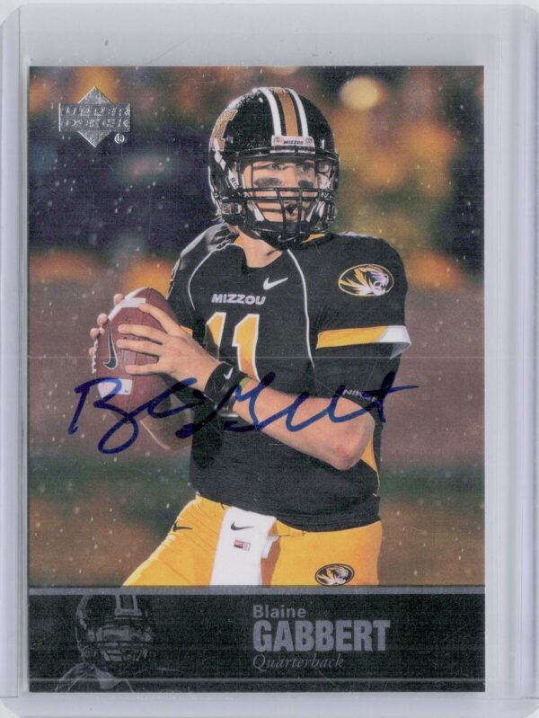2011 Upper Deck College Football Legends Blaine Gabbert AU SP #94 Tigers Autogra