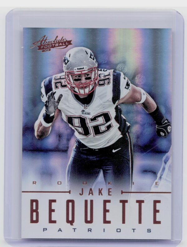 2012 Absolute Jake Bequette RC /399 #140 Patriots