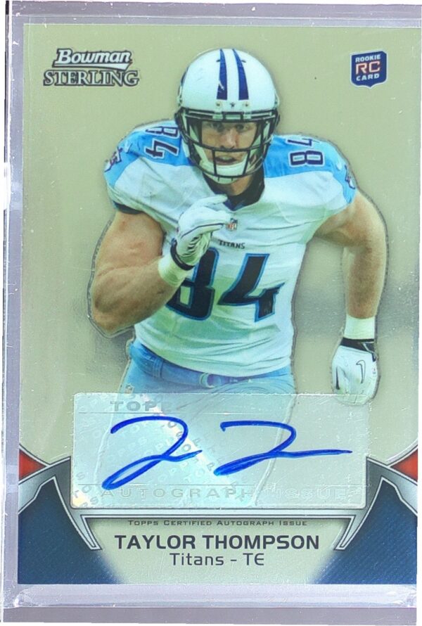 2012 Bowman Sterling Taylor Thompson Auto RC #115 Titans Autographs