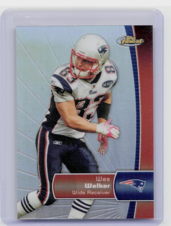 2012 Finest Wes Welker Refractors #26 Patriots