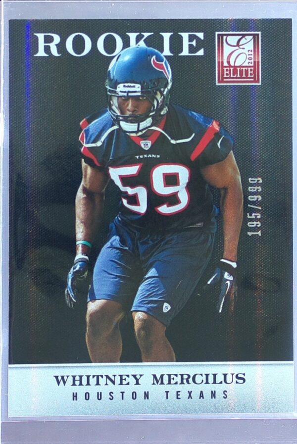 2012 Panini Elite Whitney Mercilus RC /999 #125 Texans