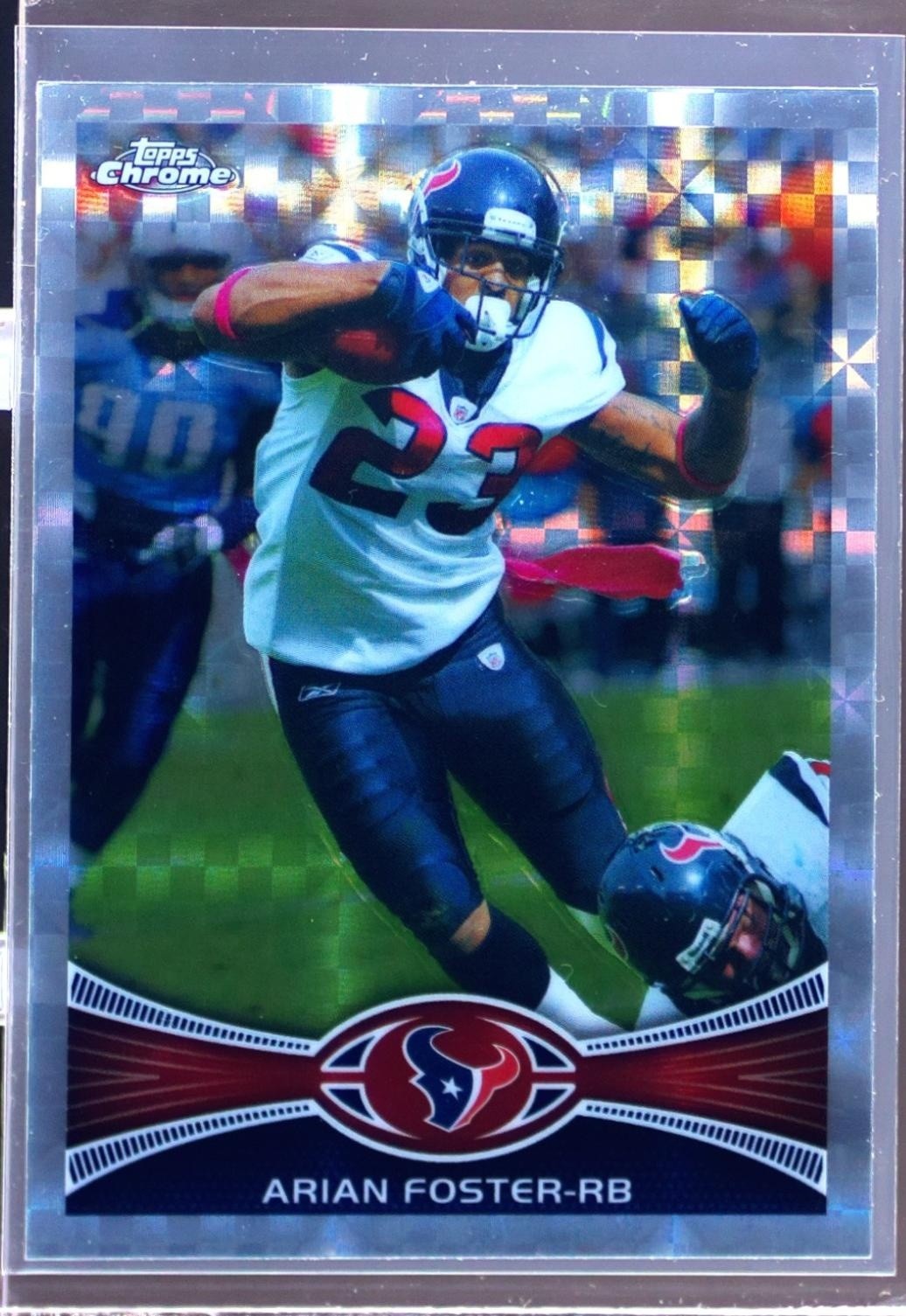 2012 Topps Chrome Arian Foster Xfractors #206 Texans