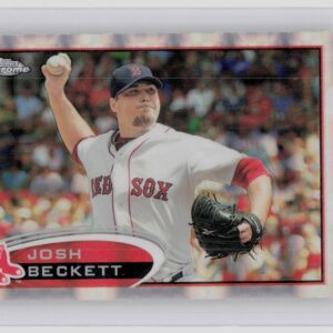 2012 Topps Chrome Josh Beckett X Fractors #115 Sox