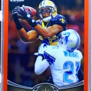 2012 Topps Chrome Marques Colston Orange Refractors #19 Saints