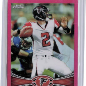 2012 Topps Chrome Matt Ryan Pink Refractors SN399 #91 Falcons