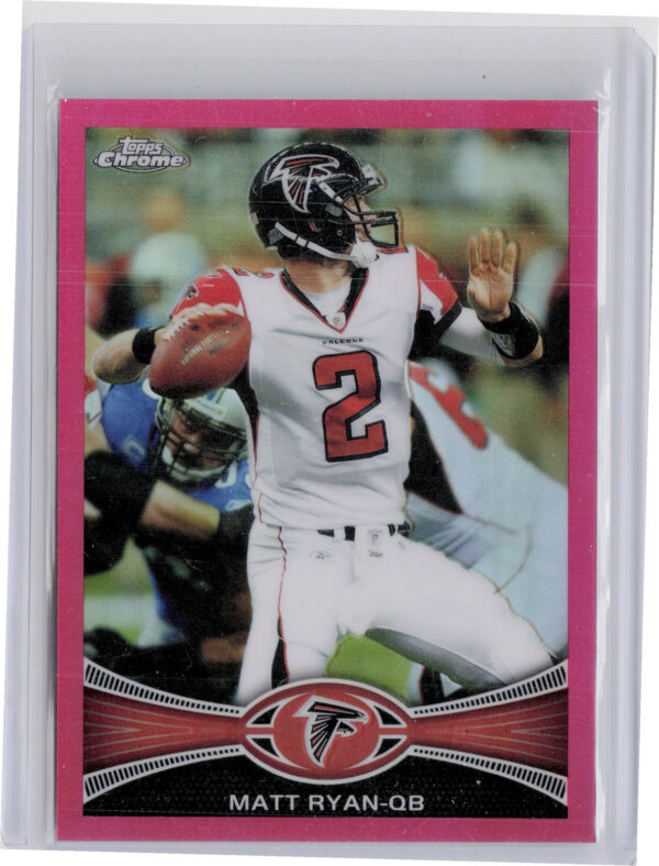 2012 Topps Chrome Matt Ryan Pink Refractors SN399 #91 Falcons