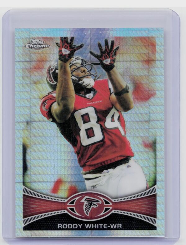 2012 Topps Chrome Roddy White Prism Refractors /216 #25 Falcons