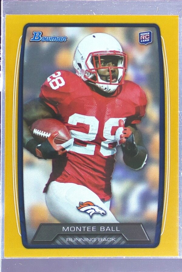 2013 Bowman Montee Ball Gold /399 RC #135 Broncos