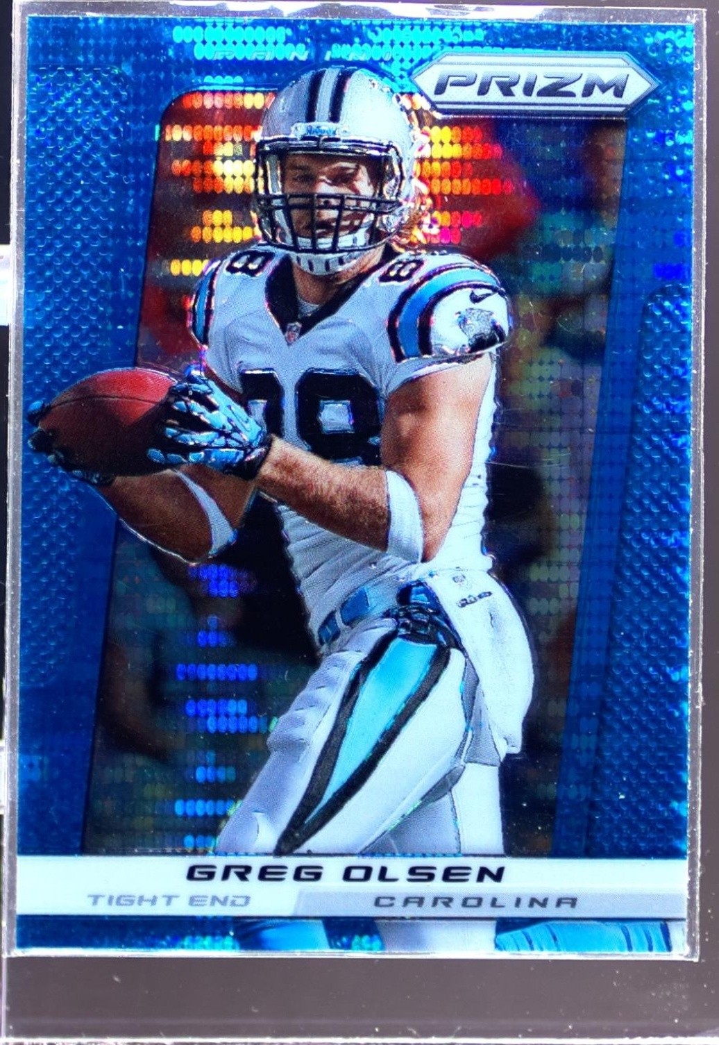2013 Prizm Greg Olsen Prizms Blue Pulsar #138 Panthers