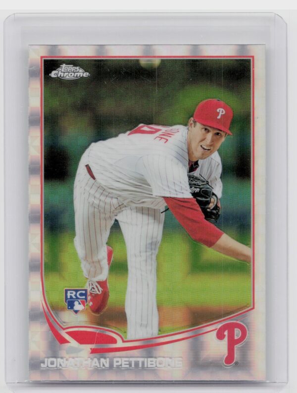 2013 Topps Chrome Jonathan Pettibone X Fractors #126 Phillies