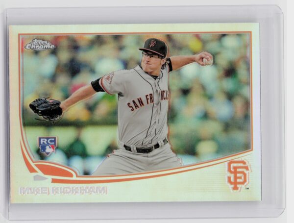 2013 Topps Chrome Mike Kickham Refractors #156 Giants