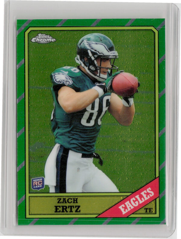 2013 Topps Chrome Zach Ertz #6 Eagles 1986