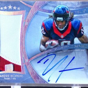 2013 Topps Five Star DeAndre Hopkins Auto /25 JSY #105 Texans RPA Rainbow