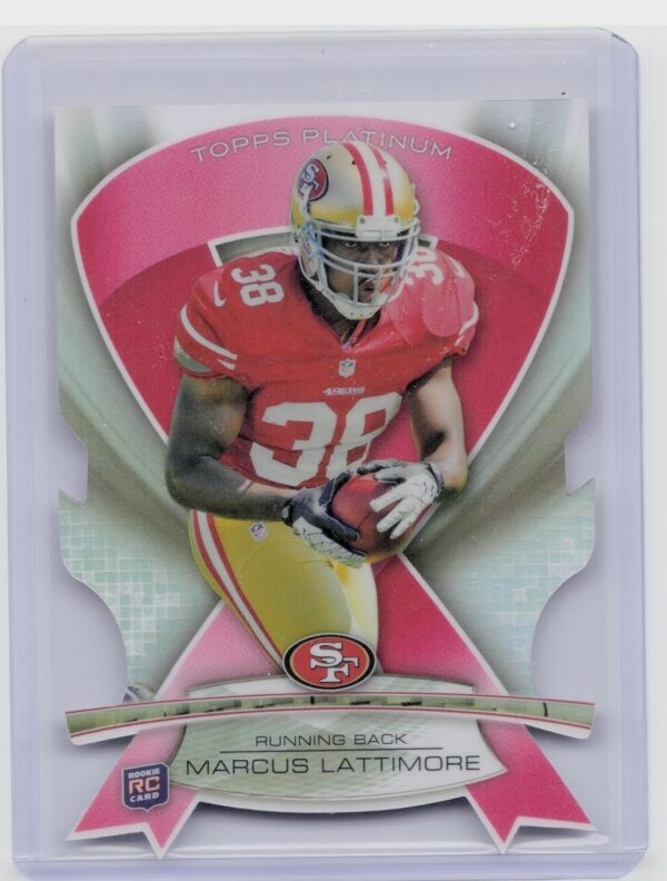 2013 Topps Platinum Marcus Lattimore #ABMDC-ML 49ers Pink Die Cut