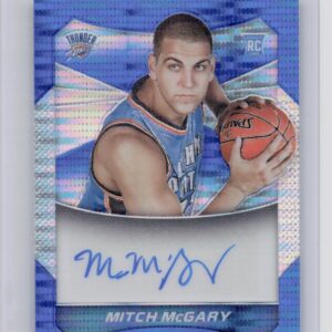 2014-15 Panini Prizm Mitch McGary AU SN249 #92 Thunder Autographs Prizms Blue Pu