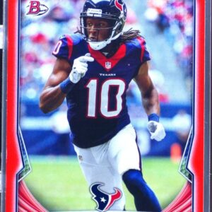 2014 Bowman DeAndre Hopkins Veterans Red /25 #51 Texans