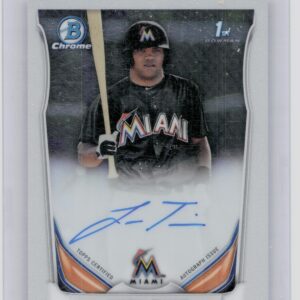 2014 Bowman Draft Justin Twine AU #BCA-JT Marlins Chrome Draft Pick Autographs