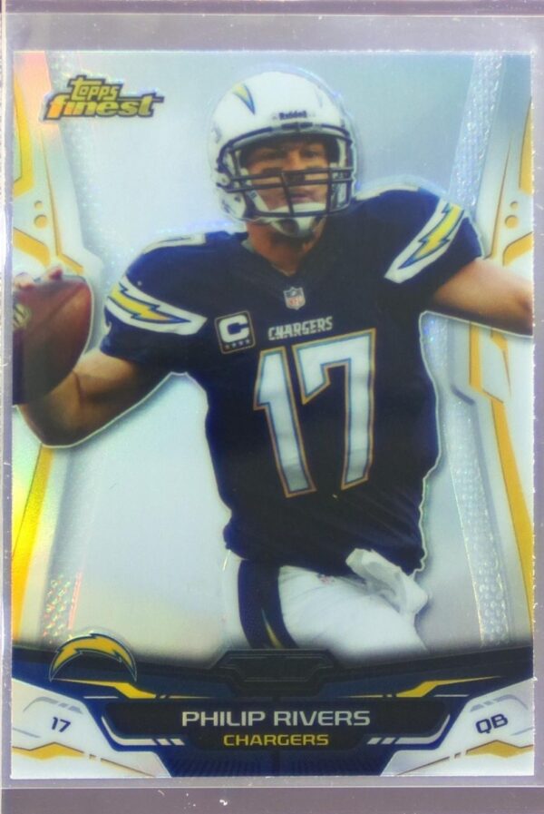2014 Finest Philip Rivers Refractor #87 Chargers