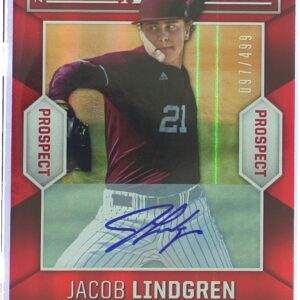 2014 Panini Elite Extra Edition Jacob Lindgren Auto /499 #35 Yankees Prospects